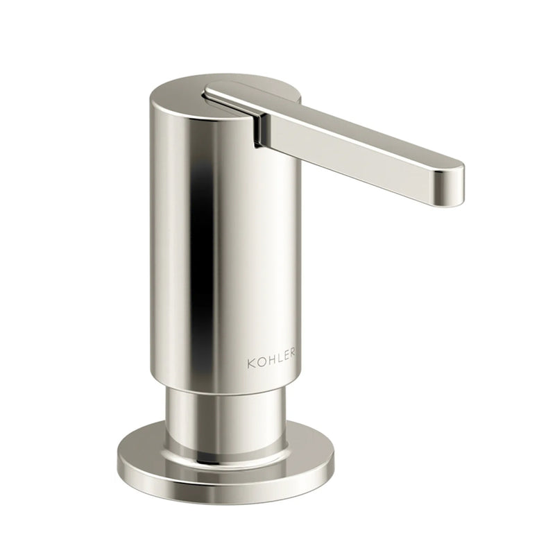 Components Round Soap Dispenser - Free Standing - 2" Brass/French Gold