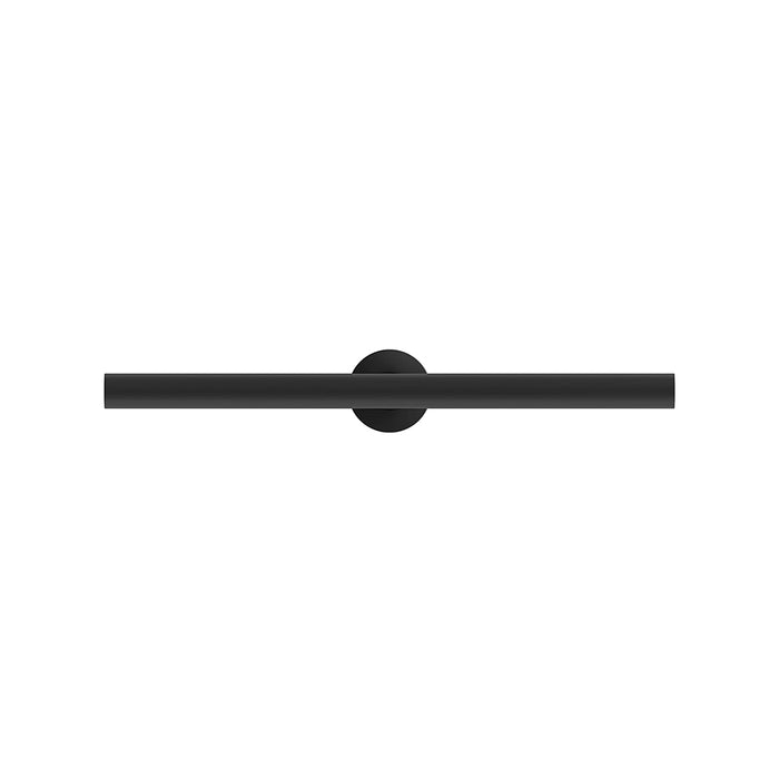 Components Double Towel Bar - Wall Mount - 16" Brass/Matt Black