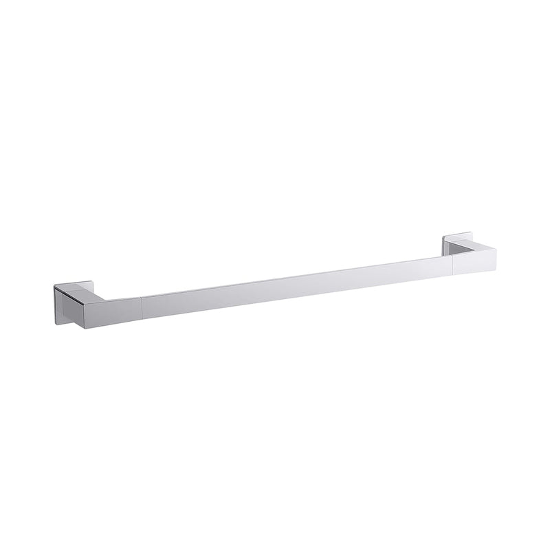 Honesty Single Towel Bar - Wall Mount - 24" Brass/Polished Chrome