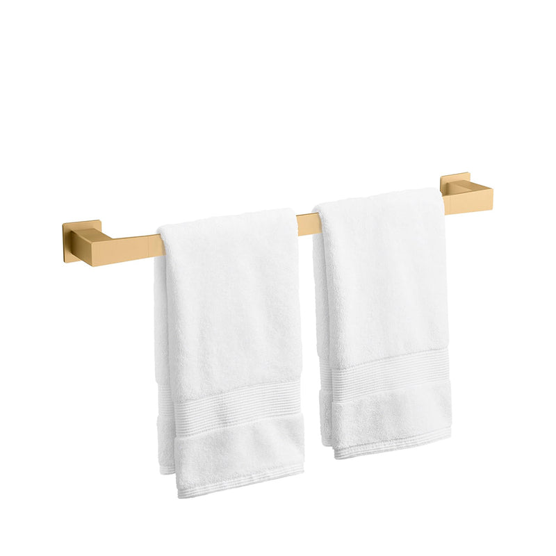 Honesty Single Towel Bar - Wall Mount - 24" Brass/Brushed Brass