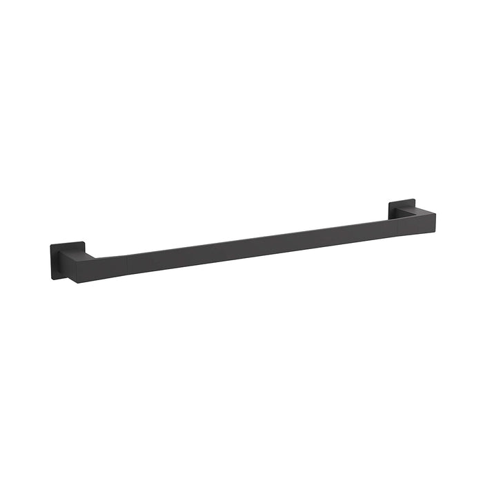 Honesty Single Towel Bar - Wall Mount - 24" Brass/Matt Black