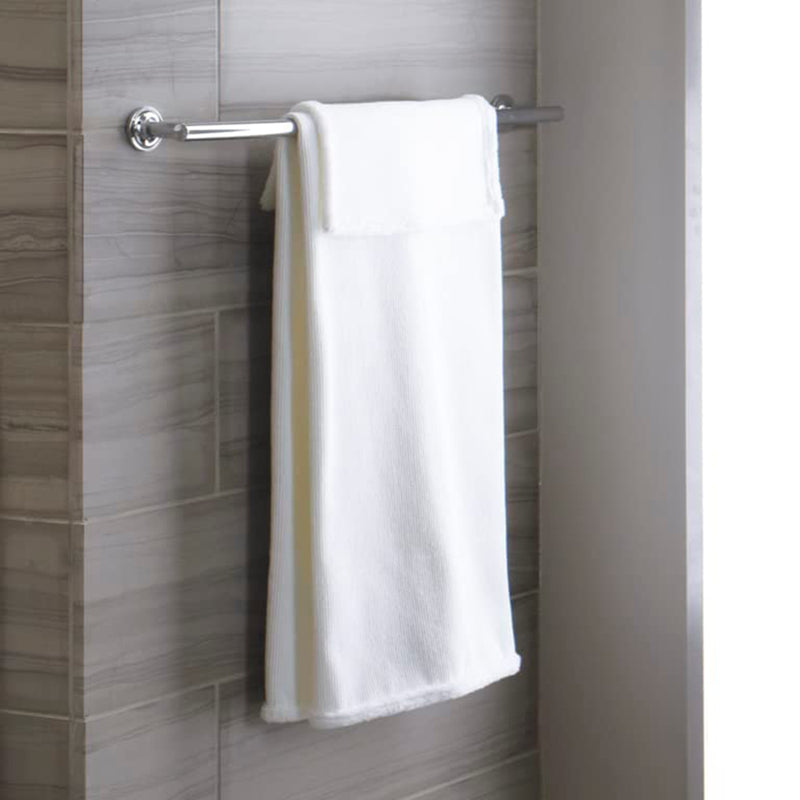 Purist Towel Bar - Wall Mount - 24" Brass/Brushed Brass