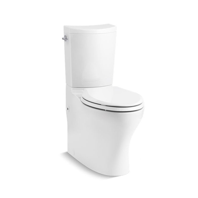 Persuade Curv Elongated Complete Dual Flush Two Piece Toilet - Floor Mount - 15" Porcelain/White