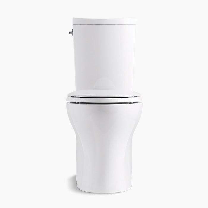 Persuade Curv Elongated Complete Dual Flush Two Piece Toilet - Floor Mount - 15" Porcelain/White