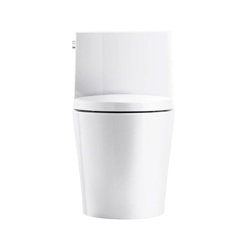Veil Elongated Complete Dual Flush One Piece Toilet - Floor Mount - 16" Vitreous China/White