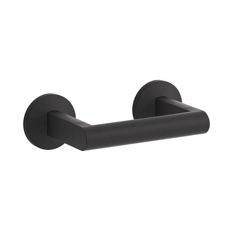 Components Pivoting Toilet Paper Holder - Wall Mount - 4" Brass/Matt Black