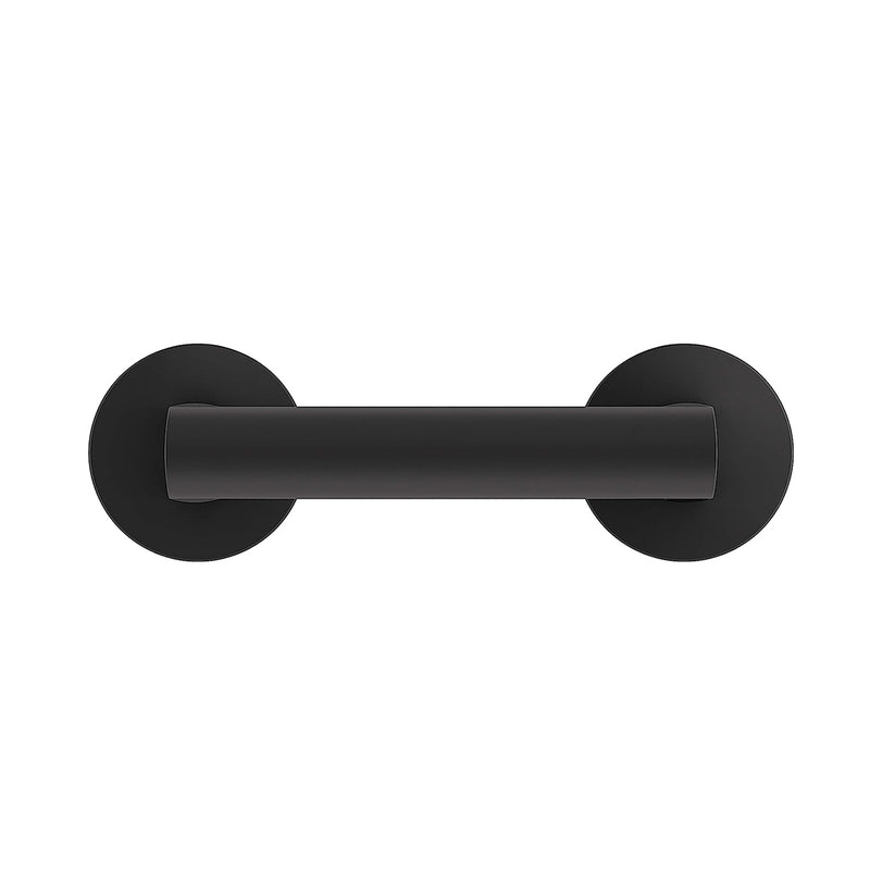 Components Pivoting Toilet Paper Holder - Wall Mount - 4" Brass/Matt Black