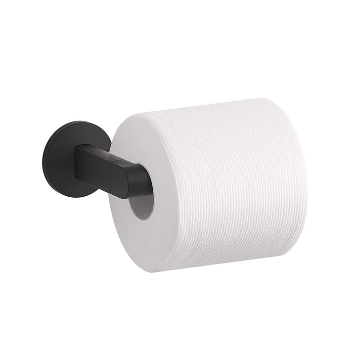 Components Pivoting Toilet Paper Holder - Wall Mount - 4" Brass/Matt Black