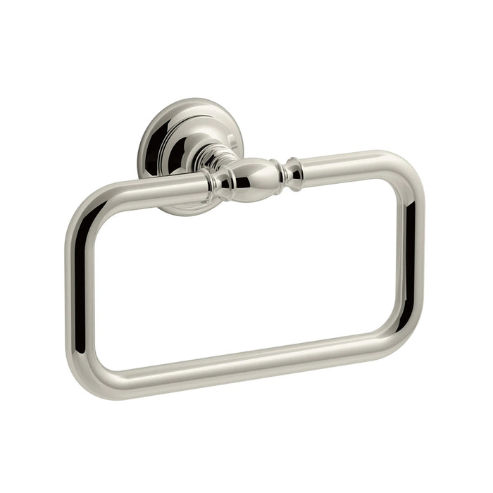 Artifacts Towel Ring - Wall Mount - 9" Brass/Polished Nickel
