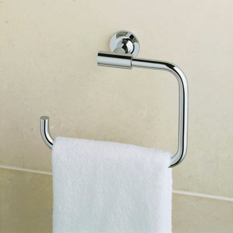 Purist Towel Ring - Wall Mount - 7" Brass/Brushed Brass