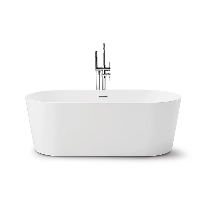 Broadway Bathtub - Free Standing - 59" Acrylic/Gloss White