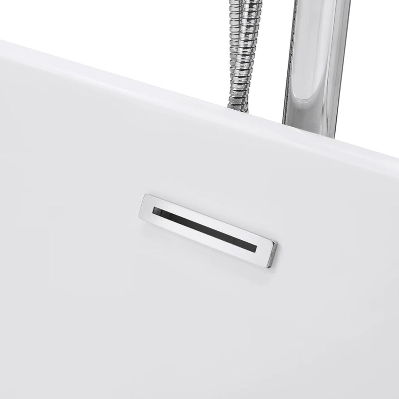 Broadway Bathtub - Free Standing - 59" Acrylic/Gloss White