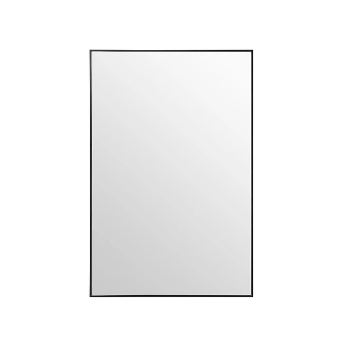 Boffi Vanity Mirror - Wall Mount - 24" Glass/Steel/Matt Black