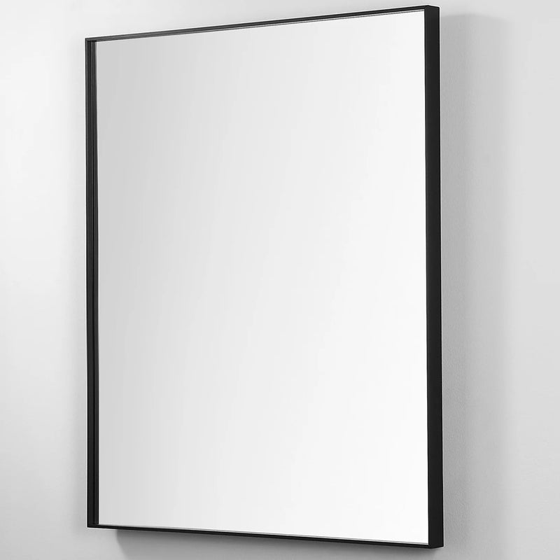 Boffi Vanity Mirror - Wall Mount - 24" Glass/Steel/Matt Black