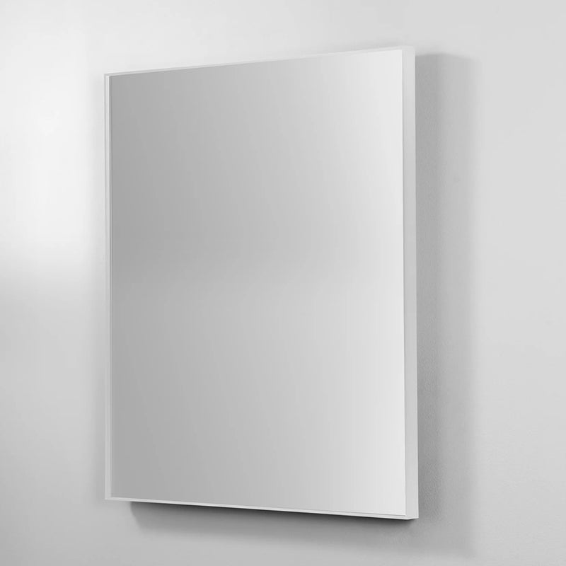 Boffi Vanity Mirror - Wall Mount - 24" Glass/Steel/Matt White