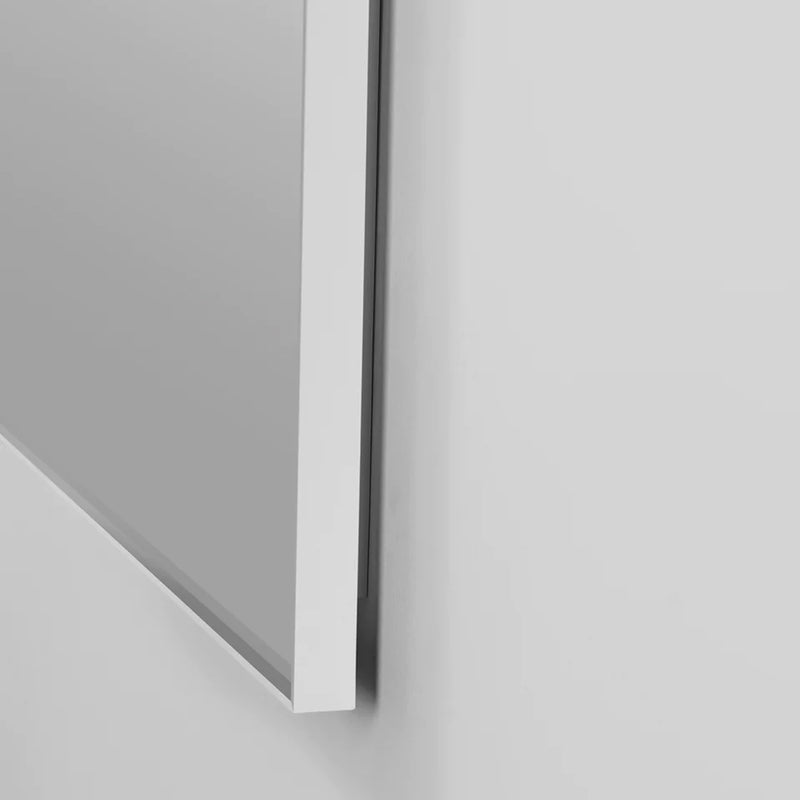 Boffi Vanity Mirror - Wall Mount - 24" Glass/Steel/Matt White