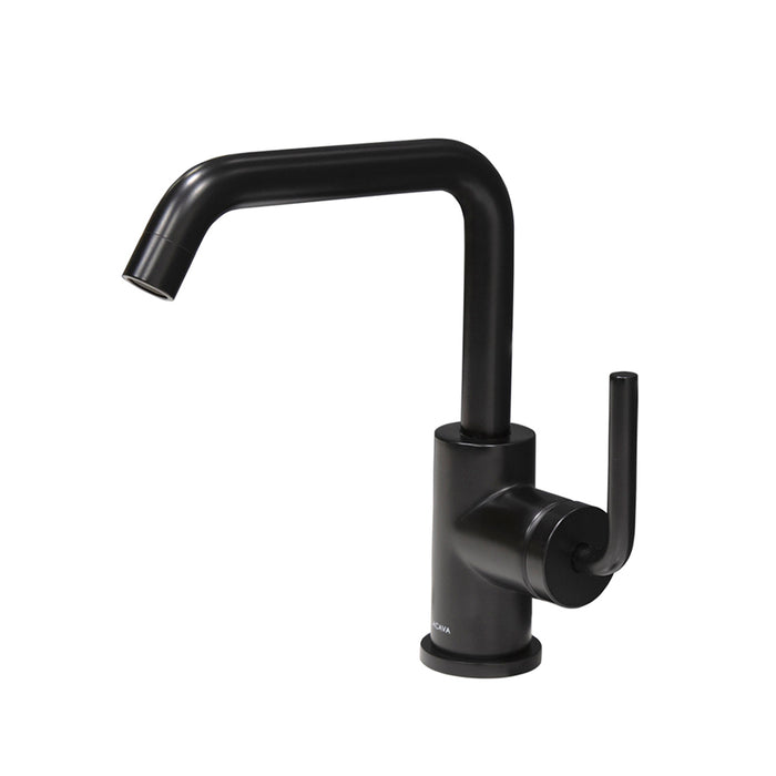 Cigno Bathroom Faucet - Widespread - 10" Brass/Matt Black