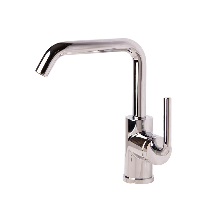 Cigno Bathroom Faucet - Widespread - 10" Brass/Polished Nickel