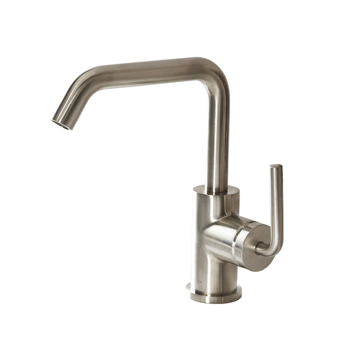 Cigno Bathroom Faucet - Widespread - 10" Brass/Brushed Nickel