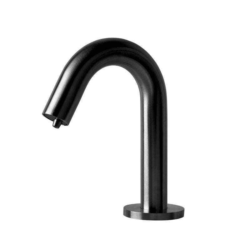 Zoom Electronic Touch Soap Dispenser - Built-In - 6" Brass/Matt Black