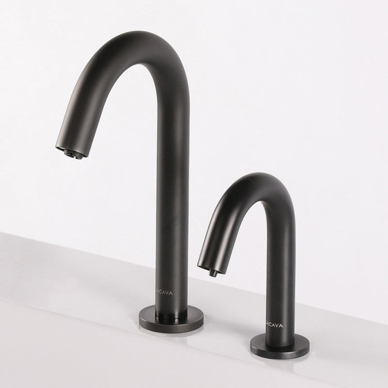 Zoom Electronic Touch Soap Dispenser - Built-In - 6" Brass/Brushed Stainless Steel