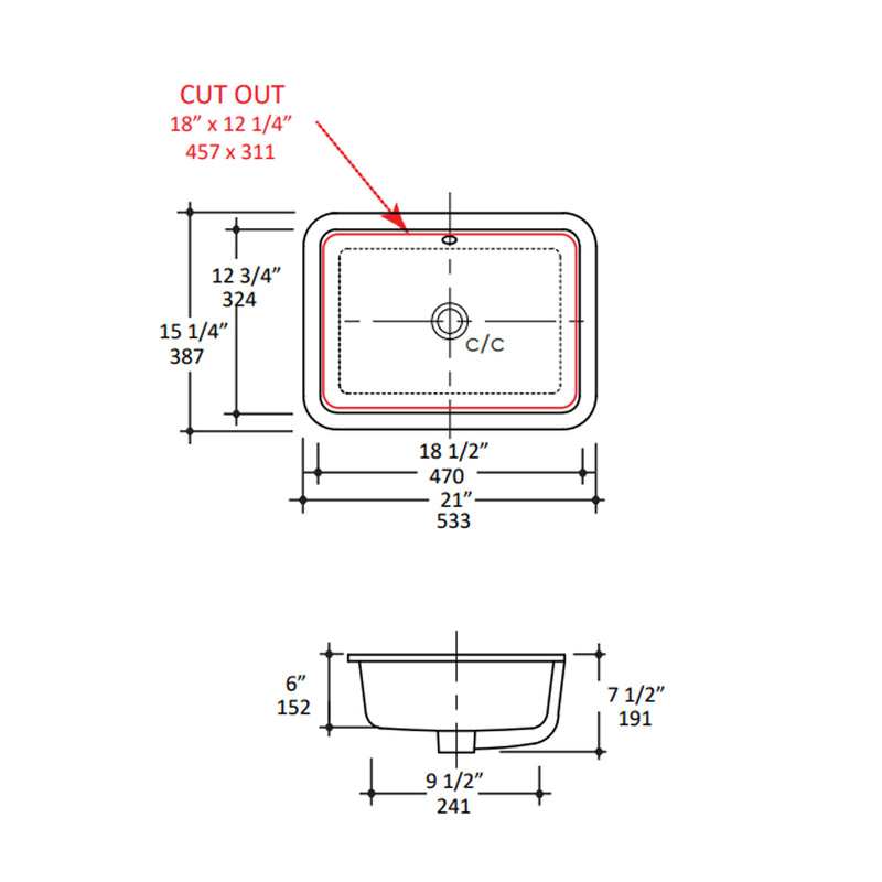 Flutti 2 Drawers Premium Bathroom Vanity with Solid Surface Sink - Wall Mount - 30" Wood/White Oak
