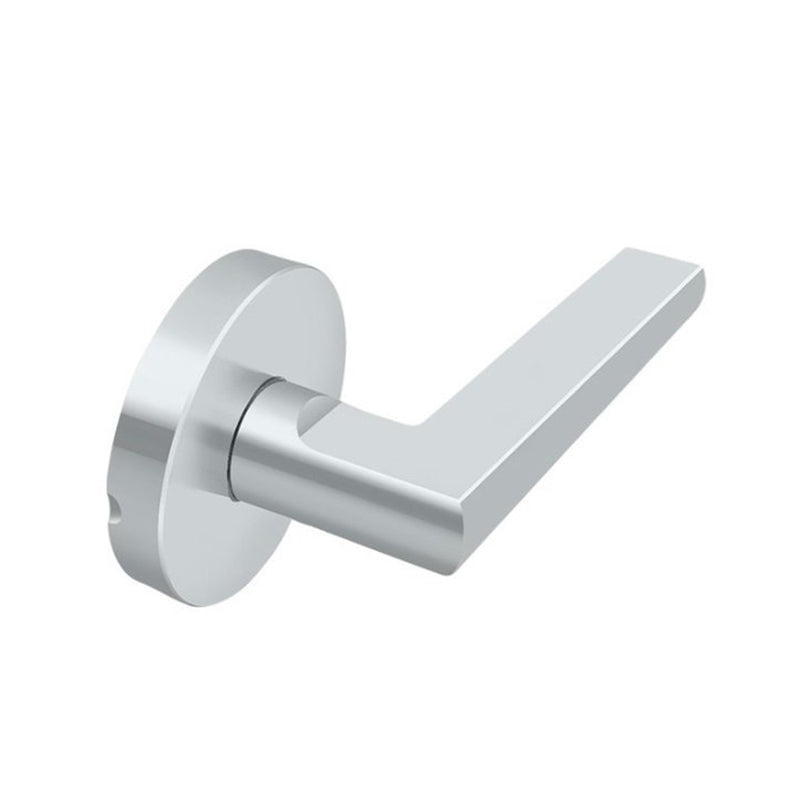 Princeton Half Dummy Door Leverset - Single Hole - 5" Zinc/Polished Chrome