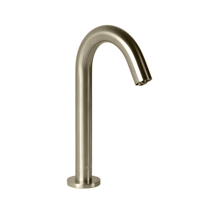 Zoom Complete Electronic Bathroom Faucet - Single Hole - 10" Brass/Brushed Nickel