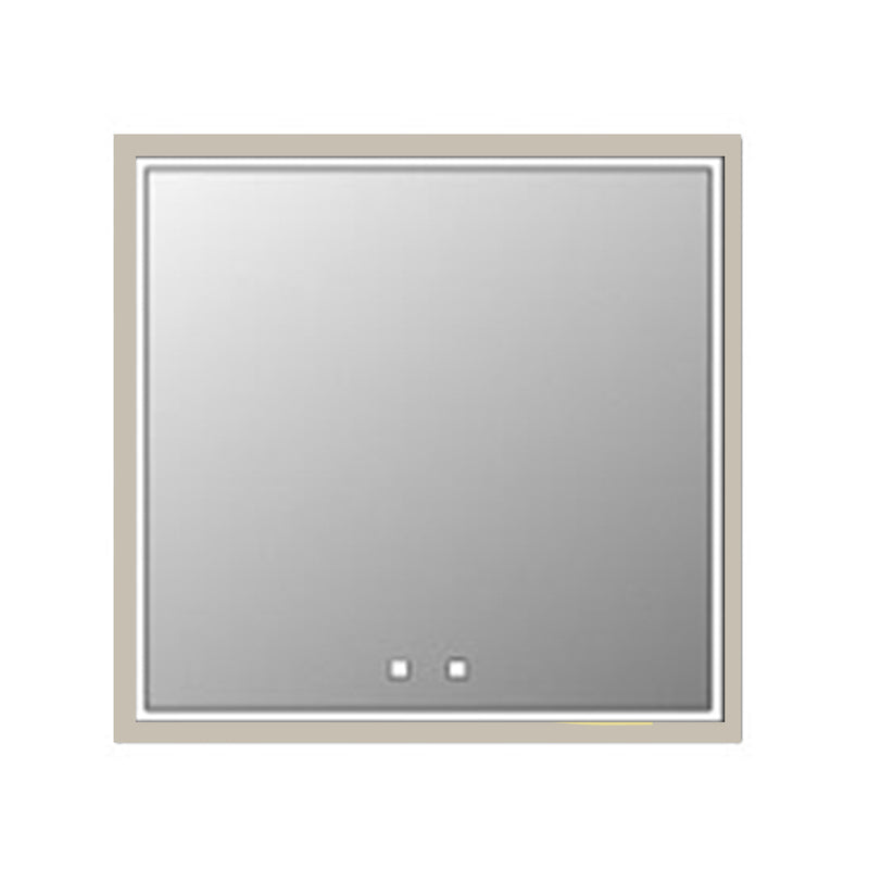 The Illusion 1 Door Left Hinged Lighted Medicine Cabinet - Recessed Mount - 30W x 36H" Glass/Brushed Nickel