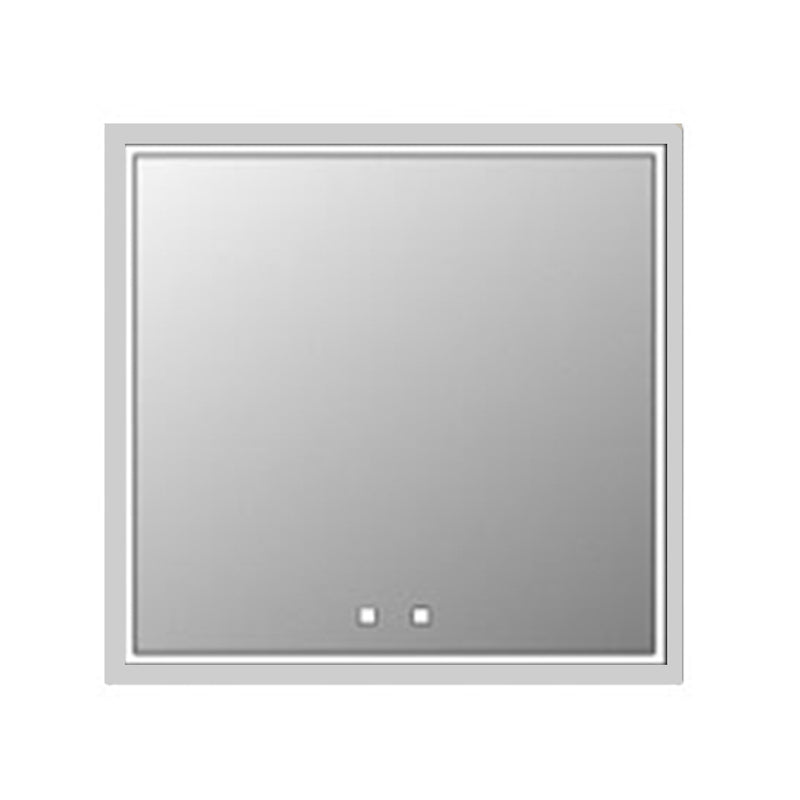 The Illusion 1 Door Right Hinged Lighted Medicine Cabinet - Recessed Mount - 30W x 36H" Glass/Polished Chrome