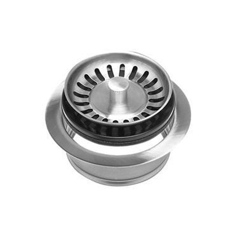 Classic Complete Stopper & Strainer - Single Hole - 5" Stainless Steel/Polished Chrome