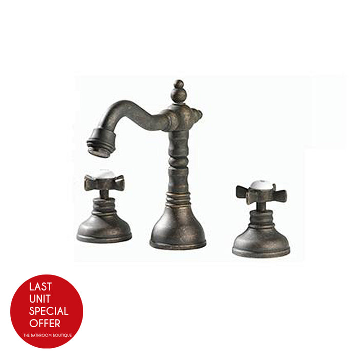 Gales Bathroom Faucet - Widespread - 8" Brass/Dark Brass - Last Unit Special Offer