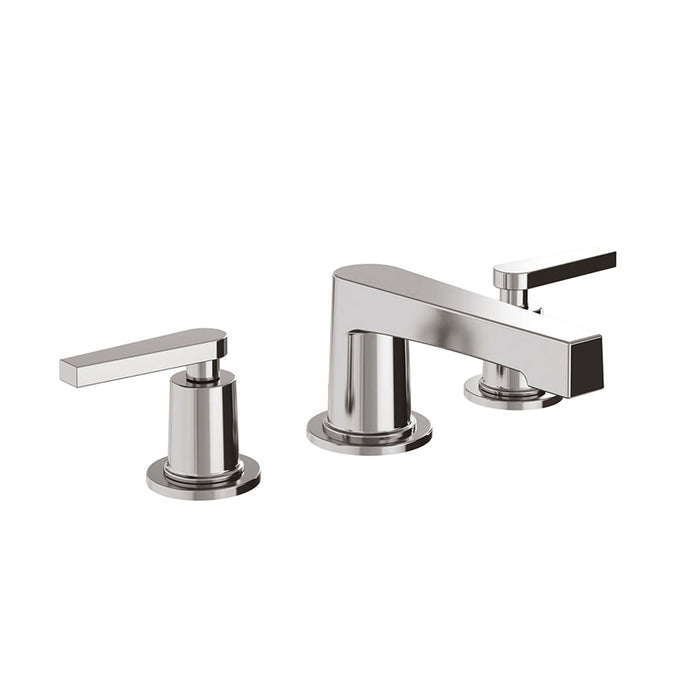 Dorrance Bathroom Faucet - Widespread - 8" Brass/Polished Nickel