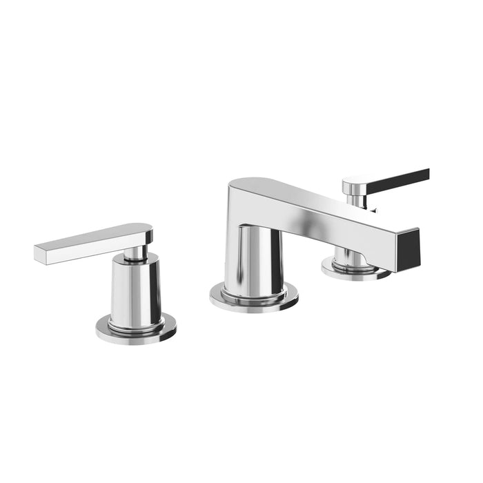 Dorrance Bathroom Faucet - Widespread - 8" Brass/Polished Chrome