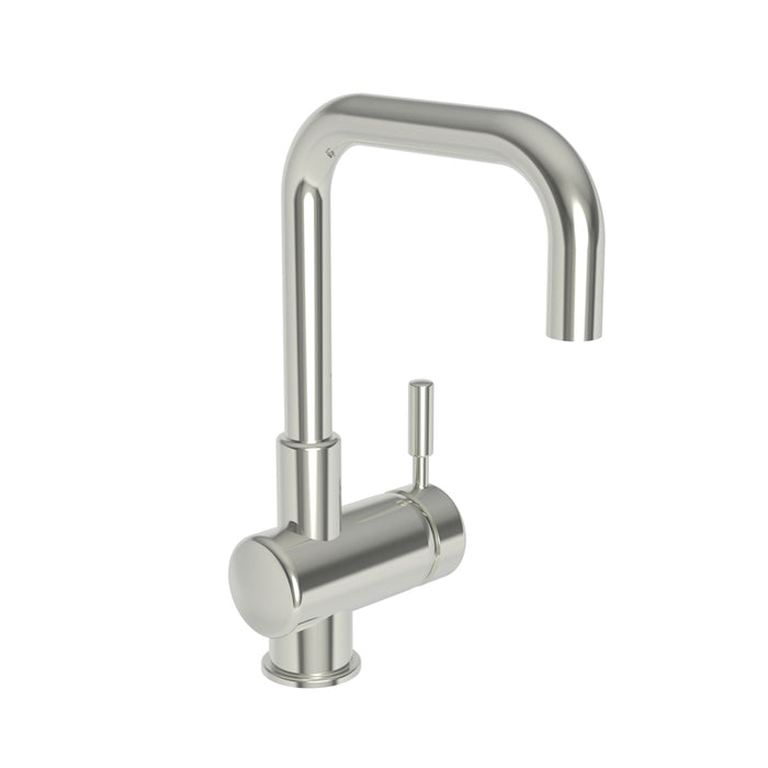 East Square Bar Faucet - Single Hole - 11" Brass/Polished Nickel