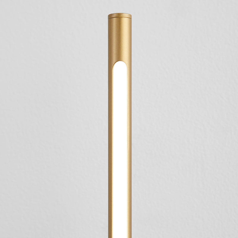 Palillos Round Sconce Led One Light Fixture - Wall Mount - 15" Aluminum, Steel, Acrylic/Aged Brass