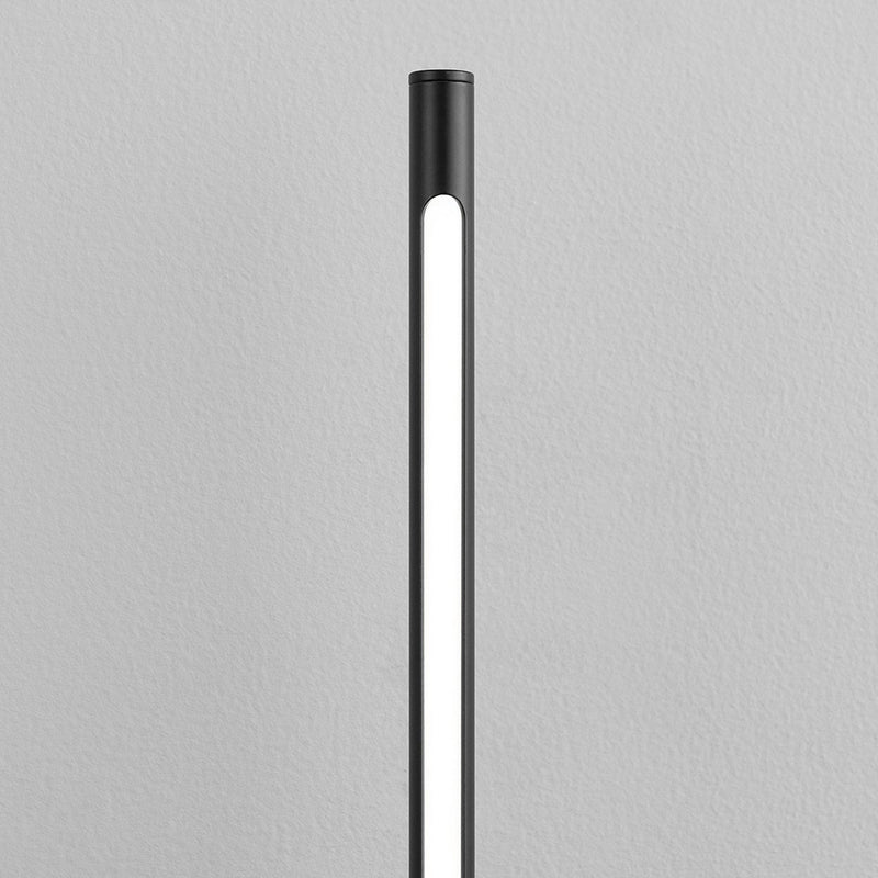 Palillos Round Sconce Led One Light Fixture - Wall Mount - 15" Aluminum, Steel, Acrylic/Black