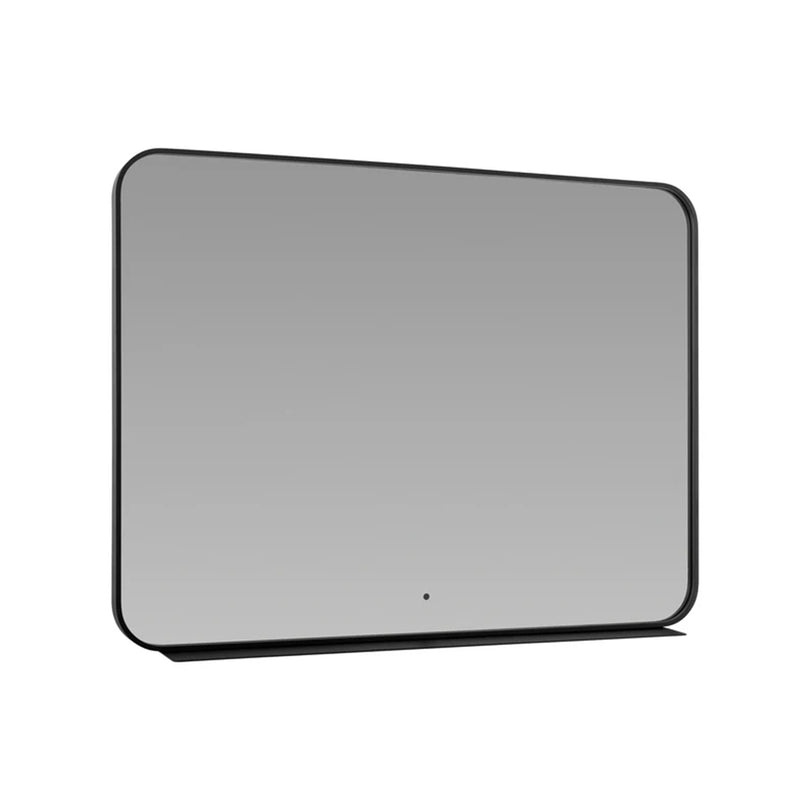 Avior Rectangular Lighted Led Vanity Mirror - Wall Mount - 48W x 36H" Aluminum/Glass/Black
