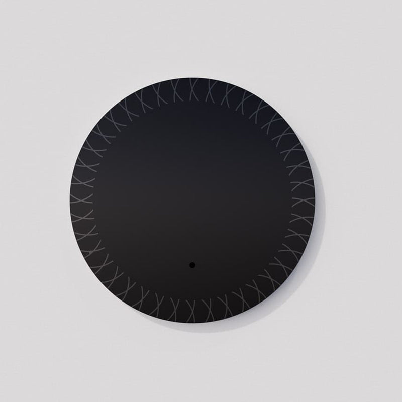 Xo Round Lighted Led Vanity Mirror - Wall Mount - 30" Glass/Glass