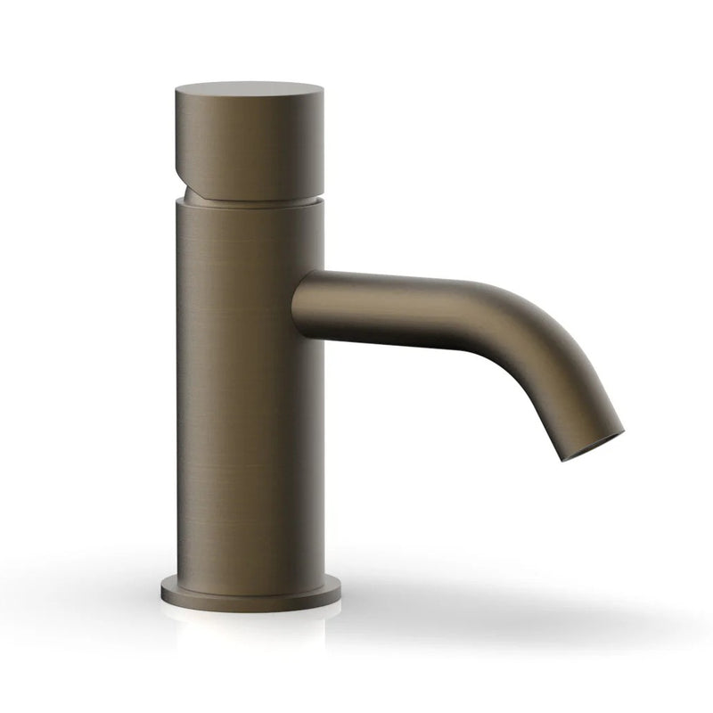 Basic Ii Round Bathroom Faucet - Single Hole - 6" Brass/Architectural Bronze