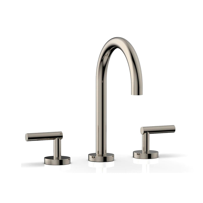 Transition Bathroom Faucet - Widespread - 8" Brass/Polished Nickel