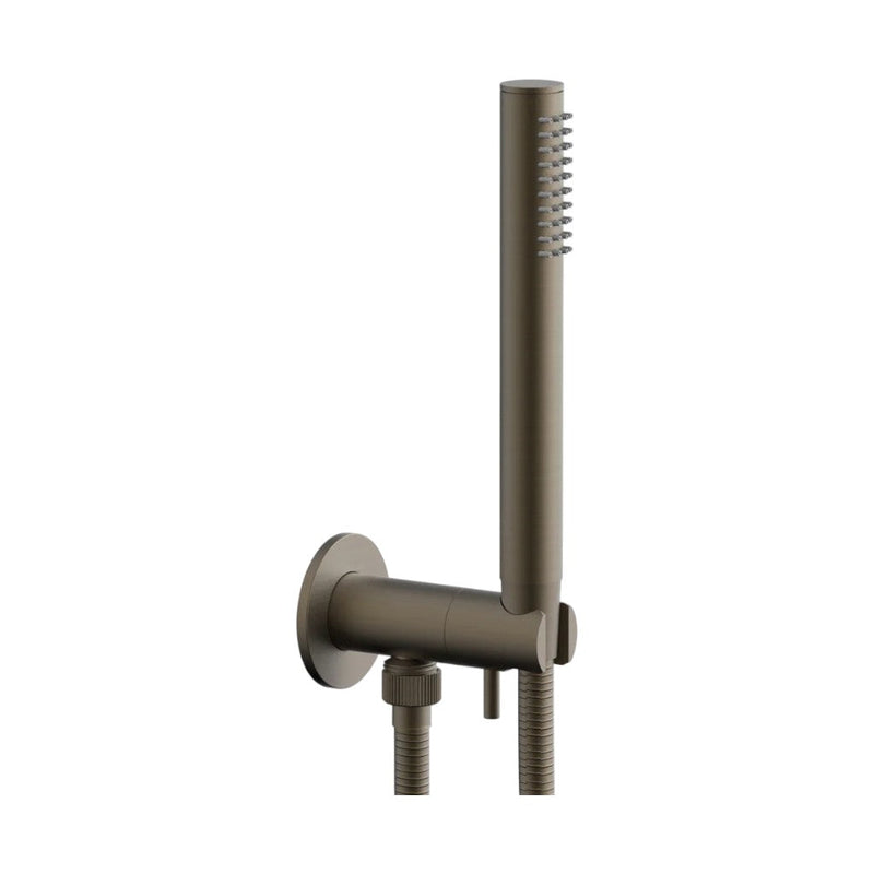 Basic Ii Round Volume Control Hand Shower Set - Wall Mount - 9" Brass/Architectural Bronze