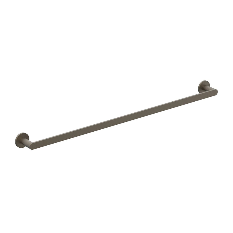 Contemporary Single Towel Bar - Wall Mount - 30" Brass/Architectural Bronze