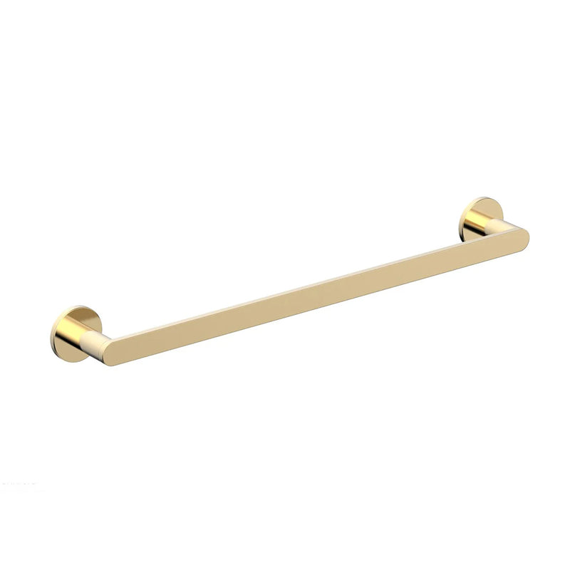 Contemporary Single Towel Bar - Wall Mount - 18" Brass/Satin Brass