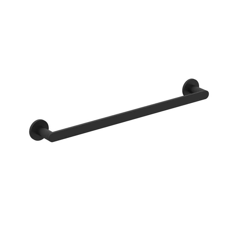 Contemporary Single Towel Bar - Wall Mount - 18" Brass/Matt Black