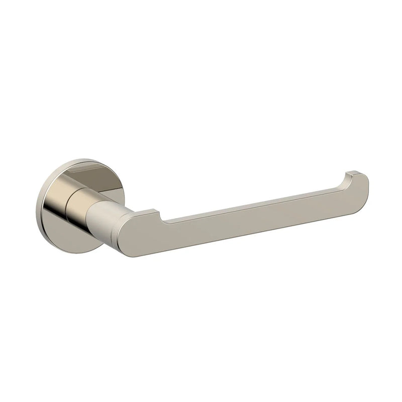 Contemporary Toilet Paper Holder - Wall Mount - 7" Brass/Polished Nickel