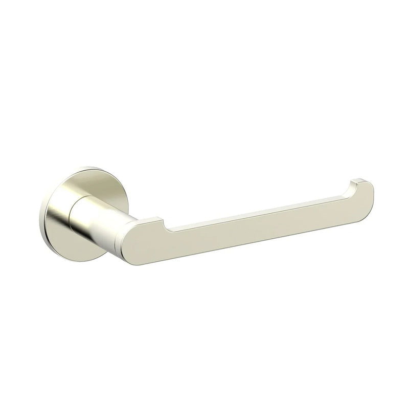 Contemporary Toilet Paper Holder - Wall Mount - 7" Brass/Satin Nickel