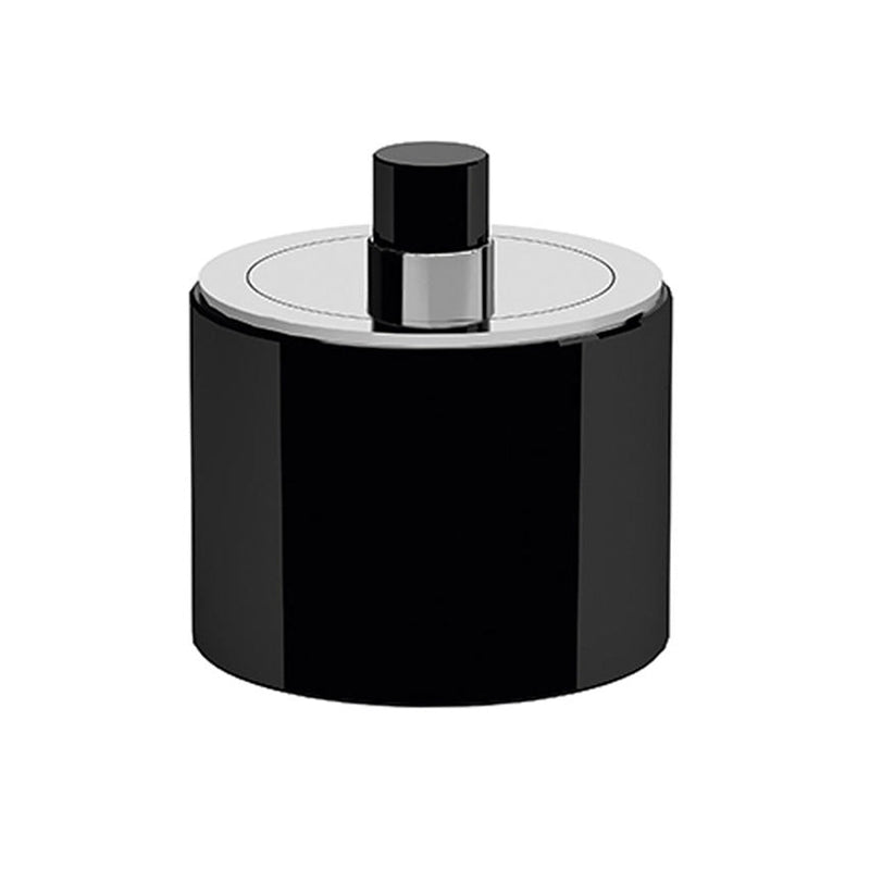 Heritage Pure Cotton Box - Free Standing - 4" Brass/Polished Chrome/Black