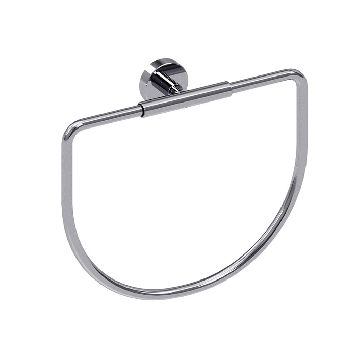 Etoile Towel Ring - Wall Mount - 8" Brass/Polished Chrome