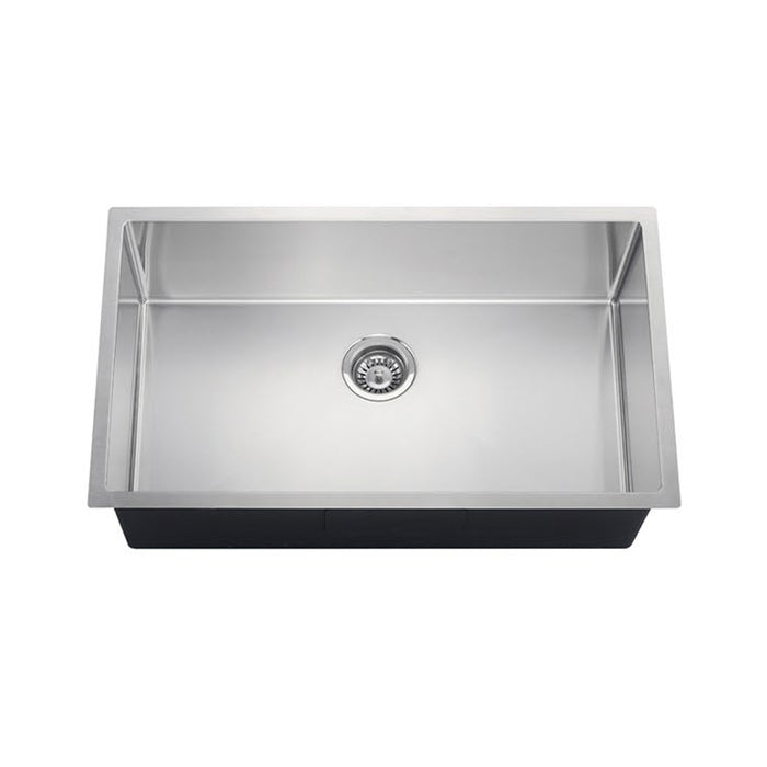 Handmade Single Bowl Kitchen Sink - Under Mount - 32" Stainless Steel/Stainless Steel
